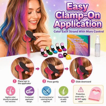 🌈Color Temporary Hair Chalk Applicator Set