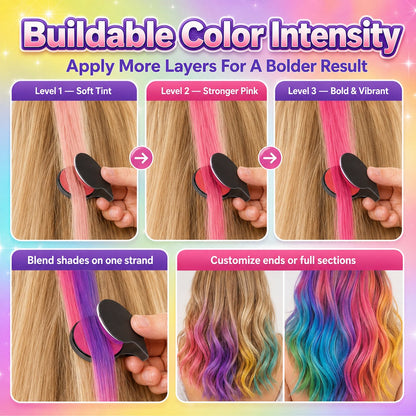🌈Color Temporary Hair Chalk Applicator Set